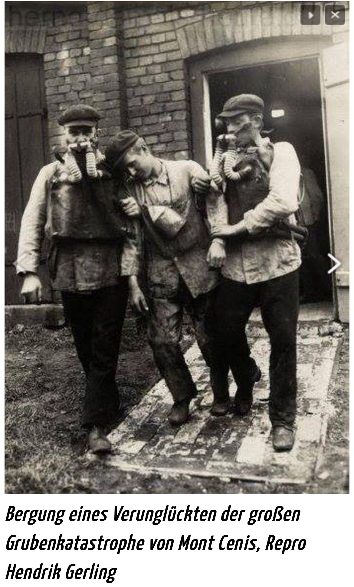 Verunglückte Person